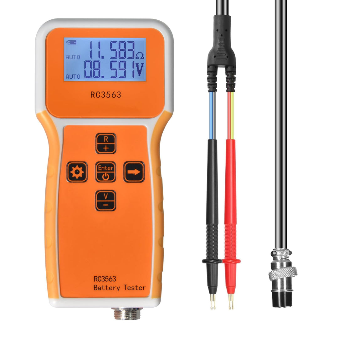 Batterie Innenwiderstandsmessgerät, Batteriespannungs Innenwiderstandsmessgerät 1uΩ~200Ω/0~±100VDC,