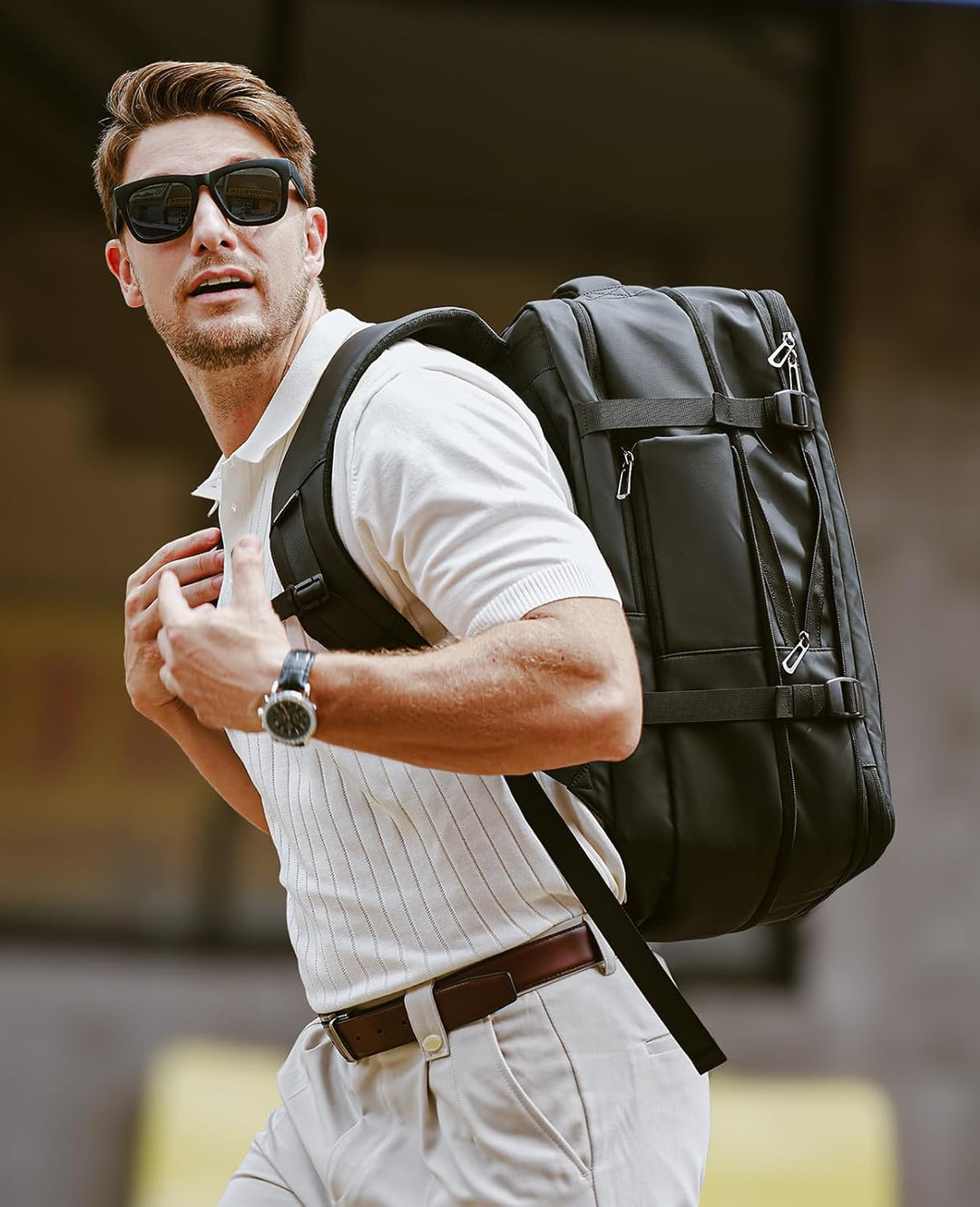 MARK RYDEN 30L/42L Business Carry-on Travel Backpack, Lightweight Flight-Approved Expandable Weekend