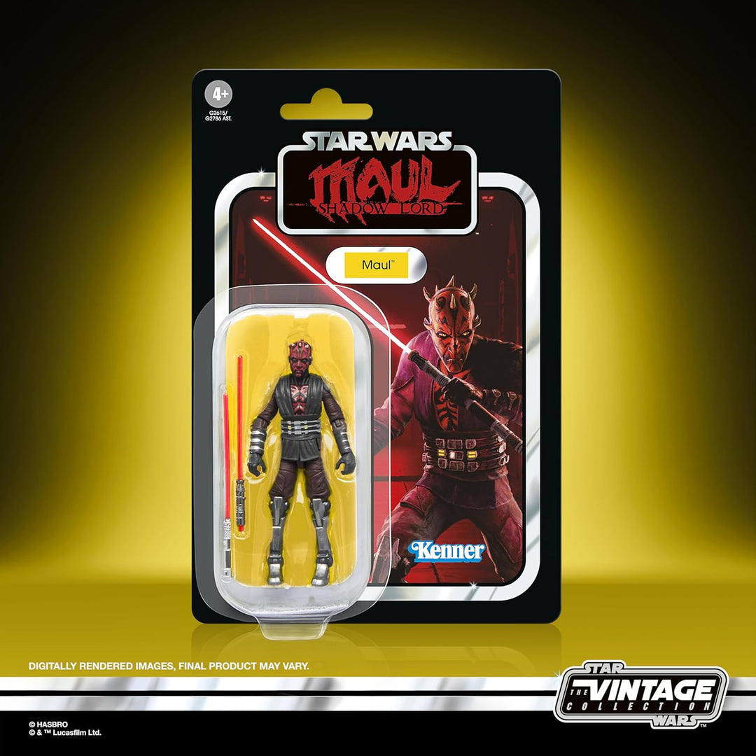 Star Wars The Vintage Collection Maul, Action-Figur zum Sammeln zu Maul − Shadow Lord (9,5 cm)