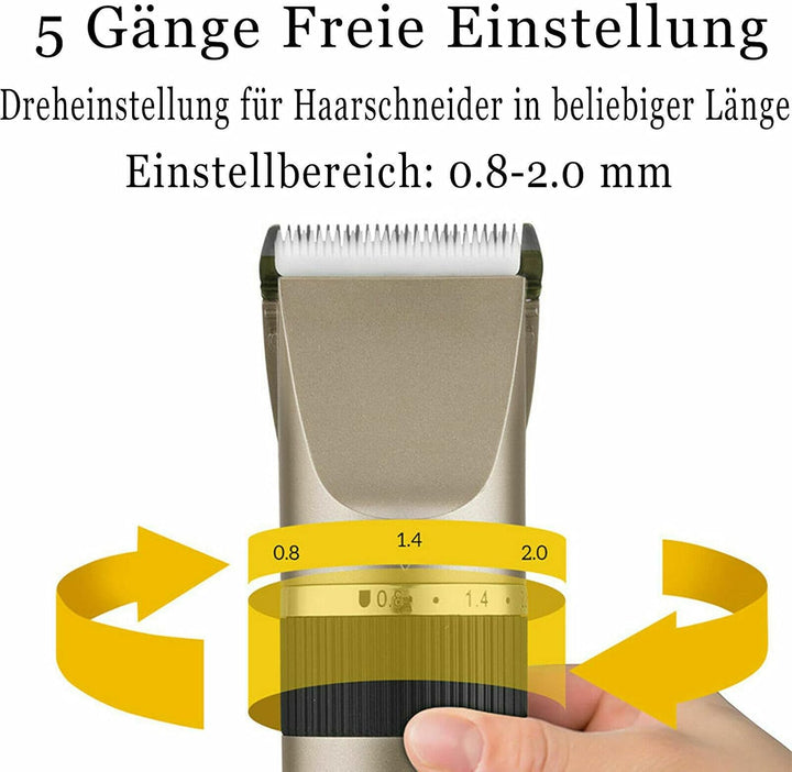 Schermaschine für Hunde Profi Hundeschermaschine Langhaarschneider Hund Katze Tierhaarschneidemaschi