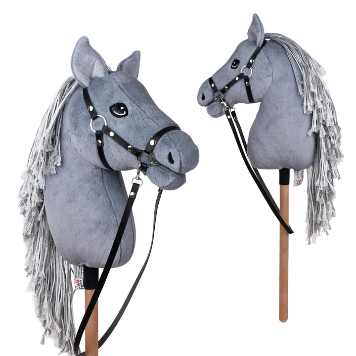 Pink Papaya Hobby Horse Ronja, mit Halfter und Trense, Steckenpferd fürs Hobby Horsing, Pferd zum Re