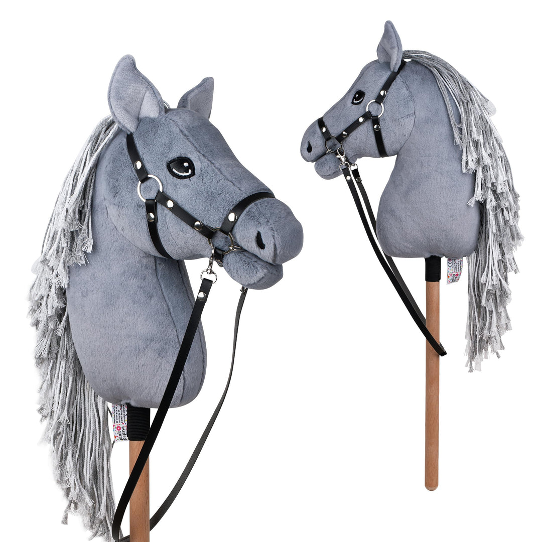 Pink Papaya Hobby Horse, mit Halfter und Trense Ronja, Steckenpferd fürs Hobby Horsing, Pferd zum Re