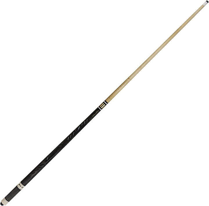 Stradivari Billard-Queue Deluxe Sport Master | Exakt ausbalanciert | 2-teilig | Schwarz | Zerlegbar