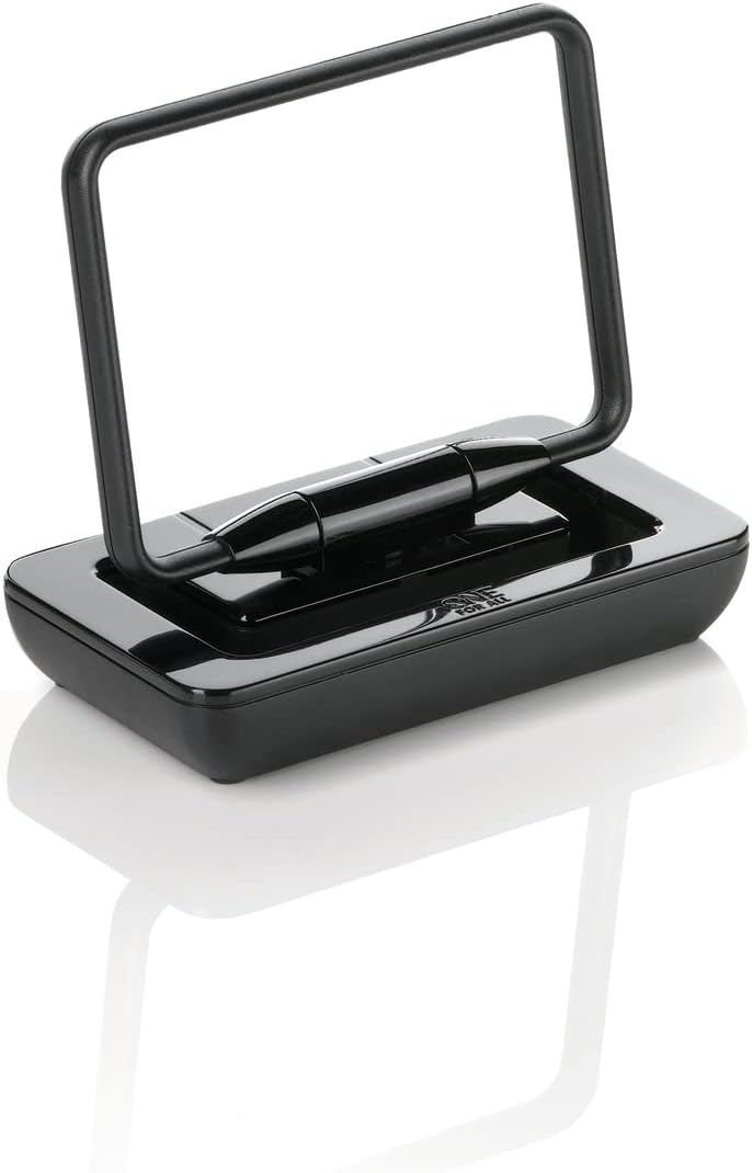 One for All – 3G-4G-5G-blockfilter - DVB-T2 Zimmerantenne Digital-TV in HD Dreh- und kippbar 0 bis 1