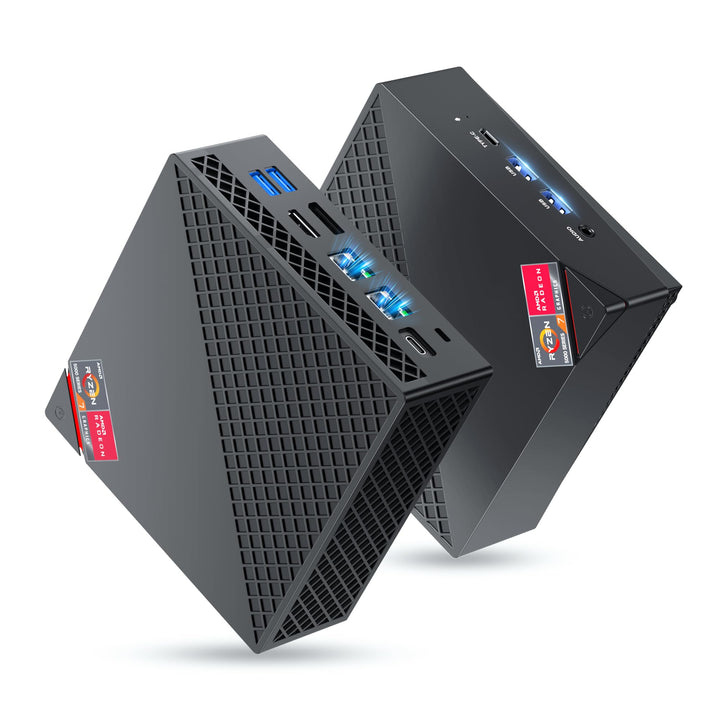 NiPoGi AM06 PRO Mini PC АMD Ryzen 7 5825U(8C/16T, bis zu 4,5 GHz), 32GB(2*16GB) DDR4 512GB M.2 SSD M