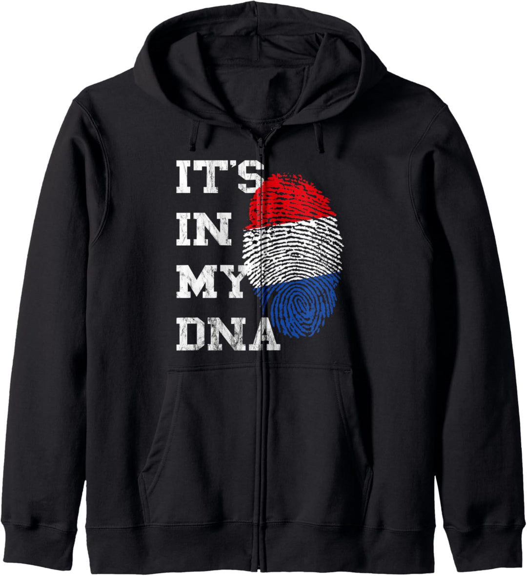 Es Ist In Meiner DNA Niederlande Wurzeln Holland Oranje Kapuzenjacke