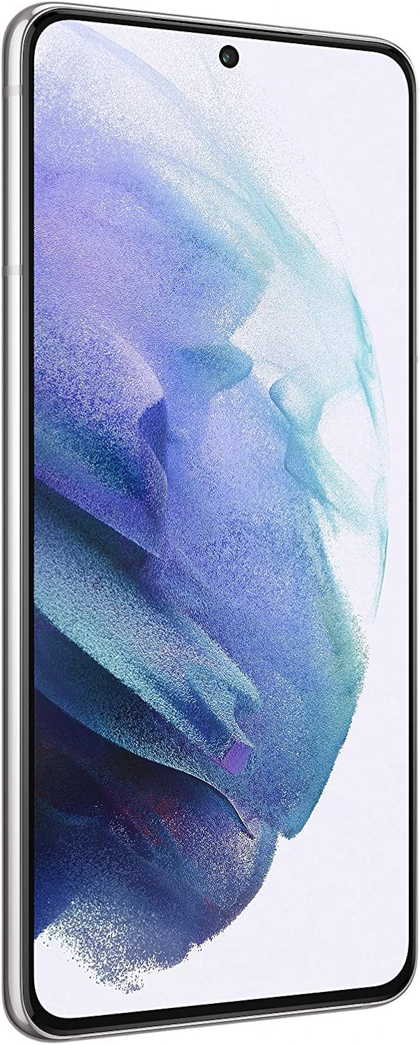 Samsung Galaxy S21 5G Smartphone 128GB Phantom White Android 11.0 G991B Alle Träger Weiss 128 GB, Al