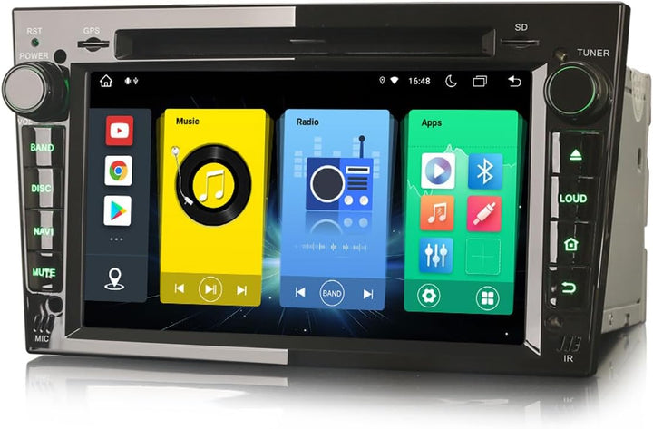 Erisin 8-Kern 4GB RAM+64GB ROM Android 12 Autoradio für Opel Vauxhall Astra H Corsa C/D Antara Zafir
