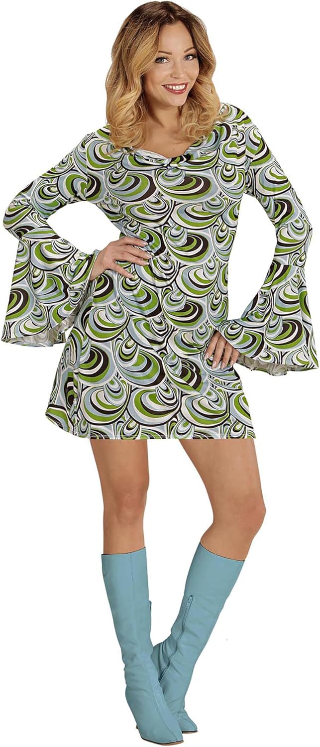 WIDMANN 08871 COSTUME VESTITO DONNA ANNI 70 S ECONOMICO #0887, S