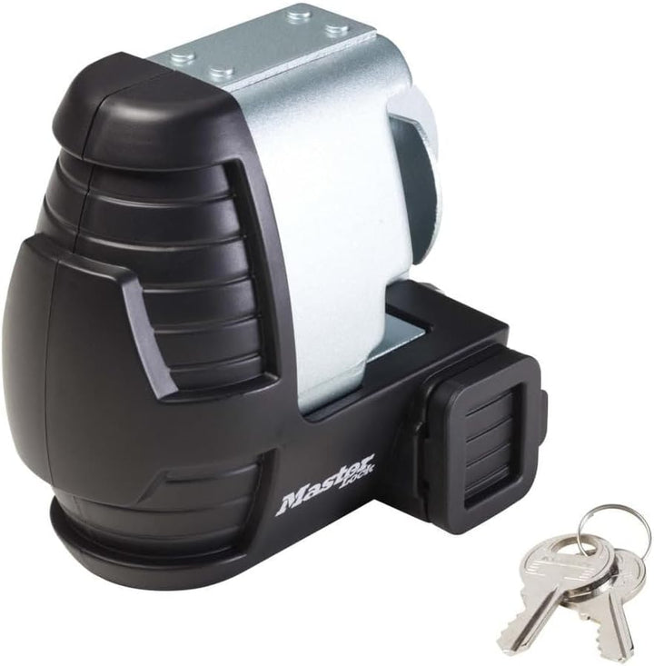 Master Lock Anhängerschloss, Universal Anhängerkupplungsschloss, 379DAT, Silber, Standard