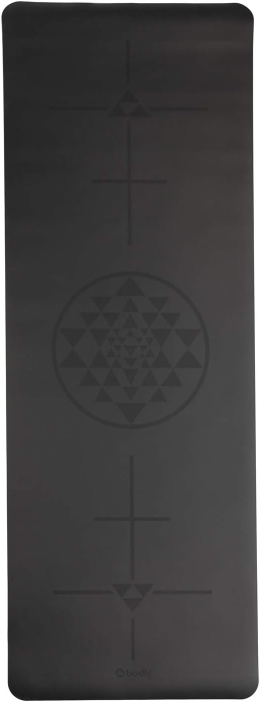 Bodhi Yogamatte Phoenix | Rutschfest & Schadstofffrei | Matte aus Naturkautschuk mit PU-Beschichtung