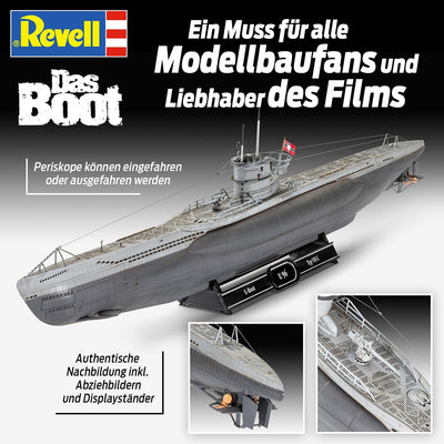 Revell Das Boot Collector's Edition - 40th Anniversary | Exquisiter U 96 Modellbausatz | Nachdruck d