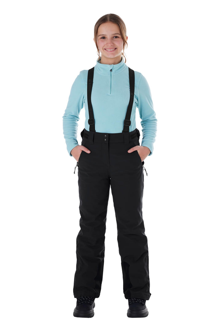 Killtec Mädchen Funktionshose/Skihose mit abzippbaren Latz, Schneefang und Kantenschutz Ksw 77 Grls