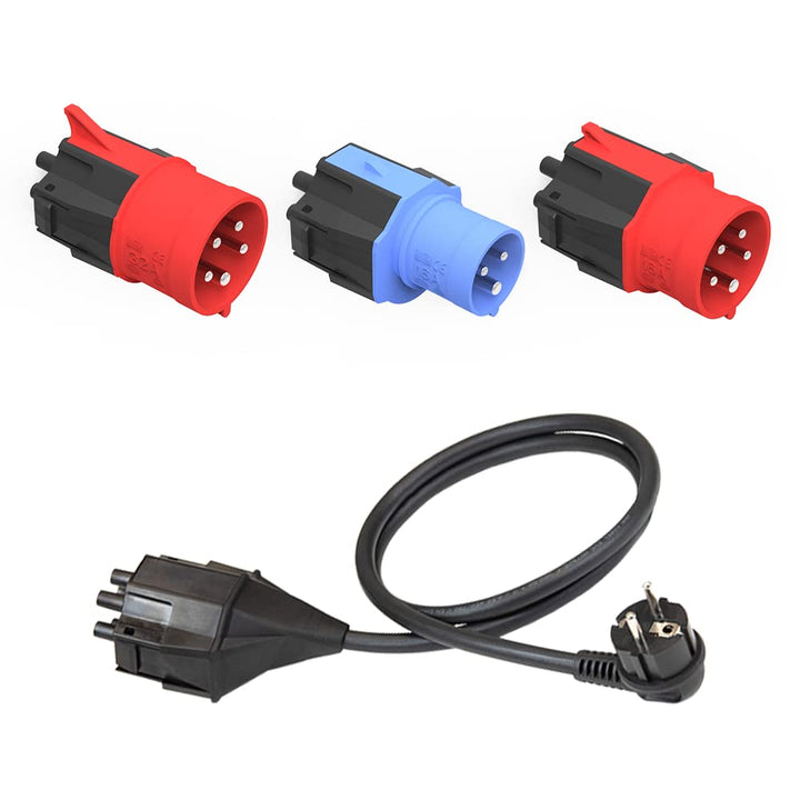 NRGkick Steckeraufsatz Set Select | 32A 5Pol| 16A 5Pol | 16A 3Pol | Adapterset