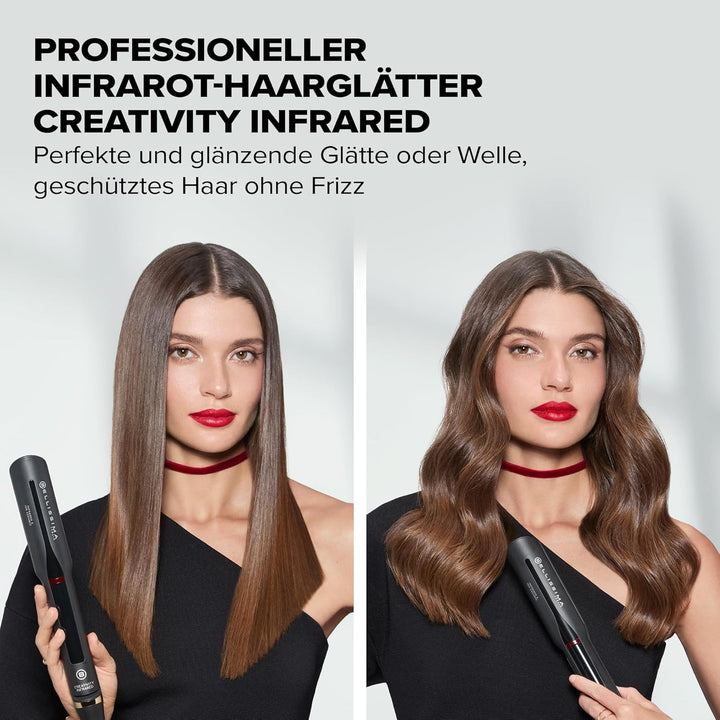 Bellissima Imetec Creativity Infrared, Glätteisen, haarglätter, Infrarot-Technologie, 4 Heizelemente