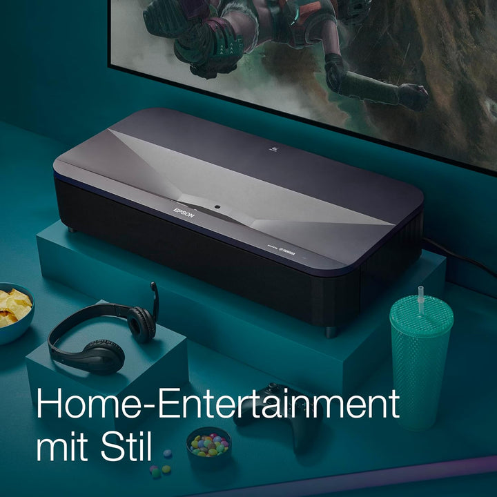Epson EH-LS800B 4K PRO-UHD Smart Laserprojektor, 4.000 Lumen, bis zu 150-Zoll Bilddiagonale (3,81 m)