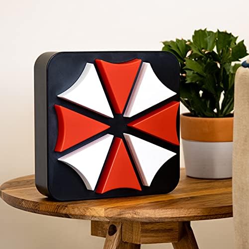 Numskull Capcom: Official Resident Evil Umbrella 3D Desk/Wall Lamp (NS2759), Resident Evil