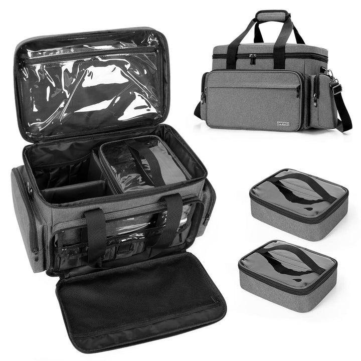 BAFASO Make up Organizer Tasche, Kosmetiktasche für Frauen, Kulturtasche Damen Gross, Tragetasche fü