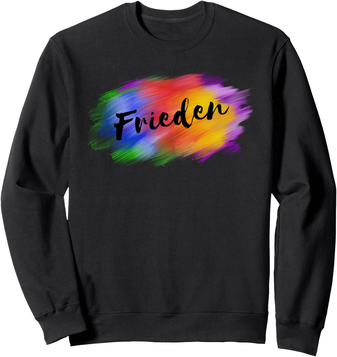 Frieden Solidarität Menschen Design Sweatshirt