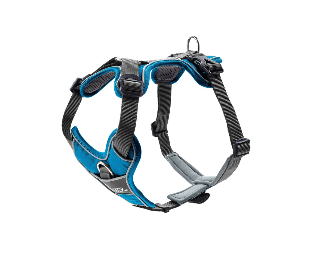 HUNTER Hundegeschirr, Hellblau/Grau, 72-100 cm 72 - 100 cm hellblau/grau, 72 - 100 cm hellblau/grau