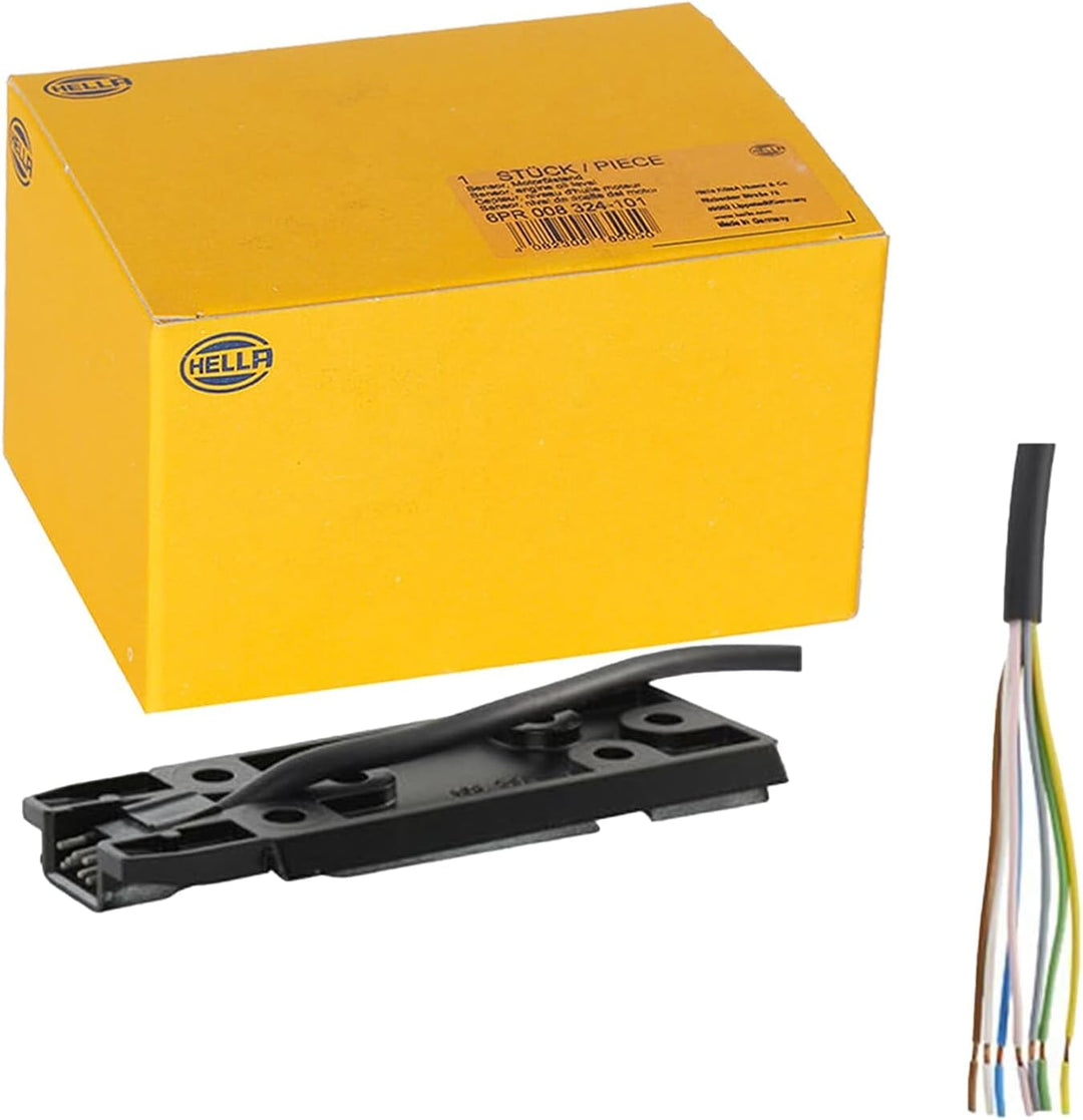 HELLA - Trägerplatte, Aussenspiegel - Kabel: 4000mm - 7-polig - beidseitig - 9BP 501 238-012