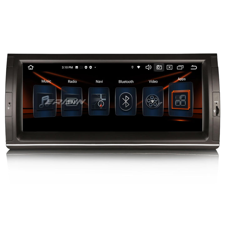 Erisin 10.25 Zoll 8-Kern 4GB RAM 64GB ROM Android 14 Autoradio Bluetooth mit GPS Navigation Für BMW