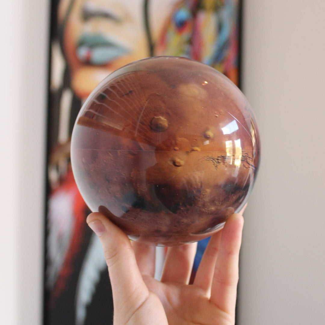 4.5" Rotating Mova Mars Planet 11.4 cm - Mars, 11.4 cm - Mars