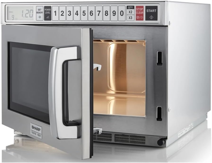 Sharp YB-S6192AE Mikrowelle Edelstahl 1800 W