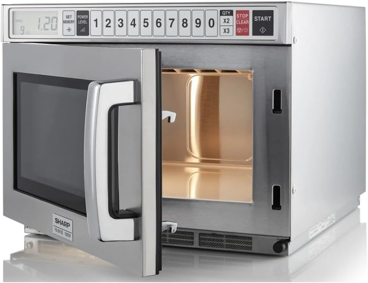 Sharp YB-S6192AE Mikrowelle Edelstahl 1800 W