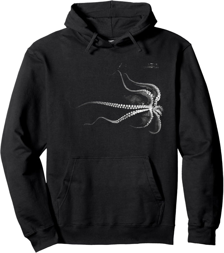 Grösse L Krake - Tintenfisch Oktopus Cephalopod Polyp Meer Tentakel Pullover Hoodie