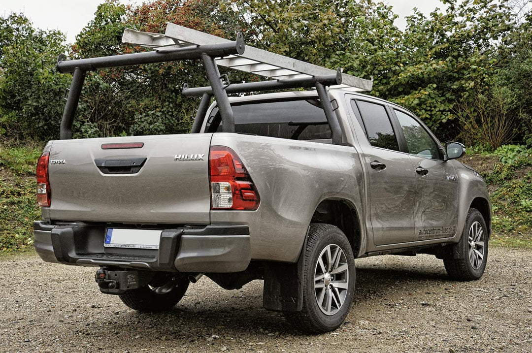 1 Stück Schwarzer Ladder Rack Gepäckträger Trägersystem Zuladung Dachträger universell Pickup Kanu B
