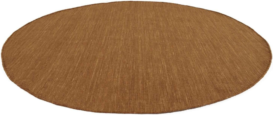 RugVista, Kelim Loom, Teppich, Mittelflor Teppich, ∅ 200 cm, Rund, Moderner Kelim Teppich, Wolle, Fl