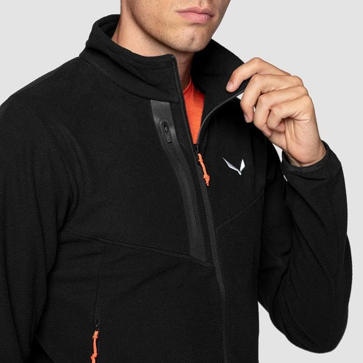 Salewa Herren *Rocca 2 Pl M Fz Fleecejacke Midlayer M black out, M black out
