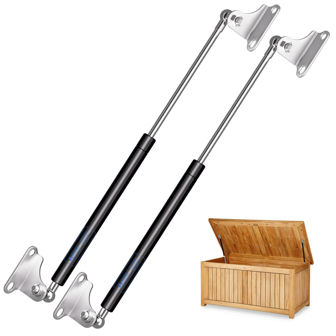 Arana Gasdruckfedern 380MM 200N 21KG Universell Gasdruckdämpfer Hydraulisch Halterung für Camper LKW