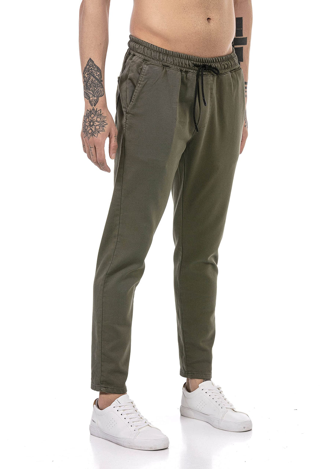 Redbridge Hose für Herren Freizeit-Hose Jogger Pants Chino, Khaki