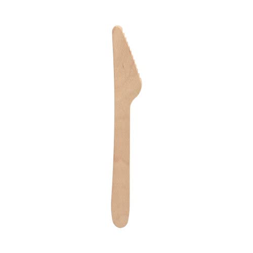 Papstar Messer Holz Pure 10x100Stück