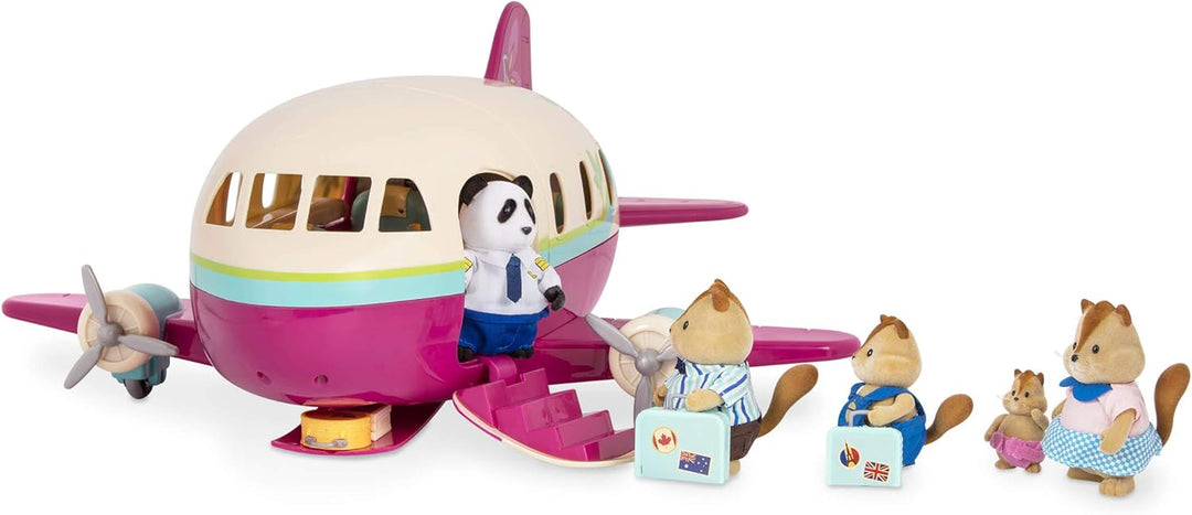 Li'l Woodzeez - Honeysuckle Airway - Spielflugzeug - Flughafen Spielset - Spielset für Kinder - Figu