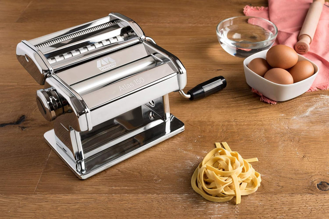 Marcato Classic Nudelmaschine Atlas 150 &amp; Mafaldine zubehörteile Atlas 150 Bundle mit Mafaldine zube
