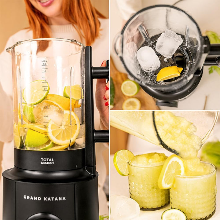 Cecotec Standmixer Grand Katana 2700MAX Total Destroy Screen B. Maximale Leistung 2700W, Digitales D
