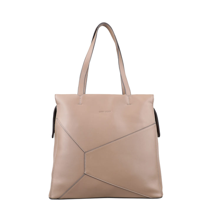 Gerry Weber - piece of me shopper lvz Nude 34,00x32,00x14,00 cm Farbe:nude / Material:polyester,pu,