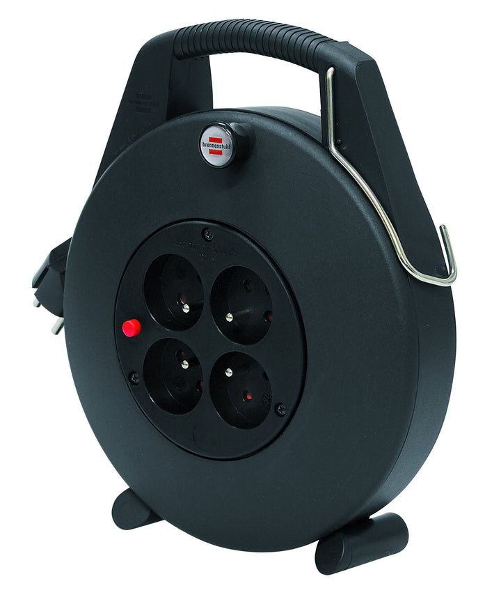 Brennenstuhl confort-line cl-x ENROULEUR ÉLECTRIQUE 10 m H05VV-F 3 G1,0, schwarz, 1102701, Schwarz