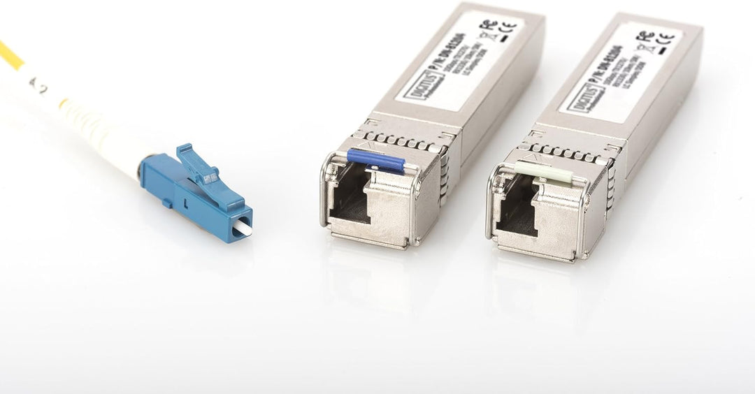 DIGITUS 10 Gbit Universal SFP+ Modul, Mini GBIC, Singlemode, LC Simplex (BiDi), Tx 1270 / Rx 1330, 1