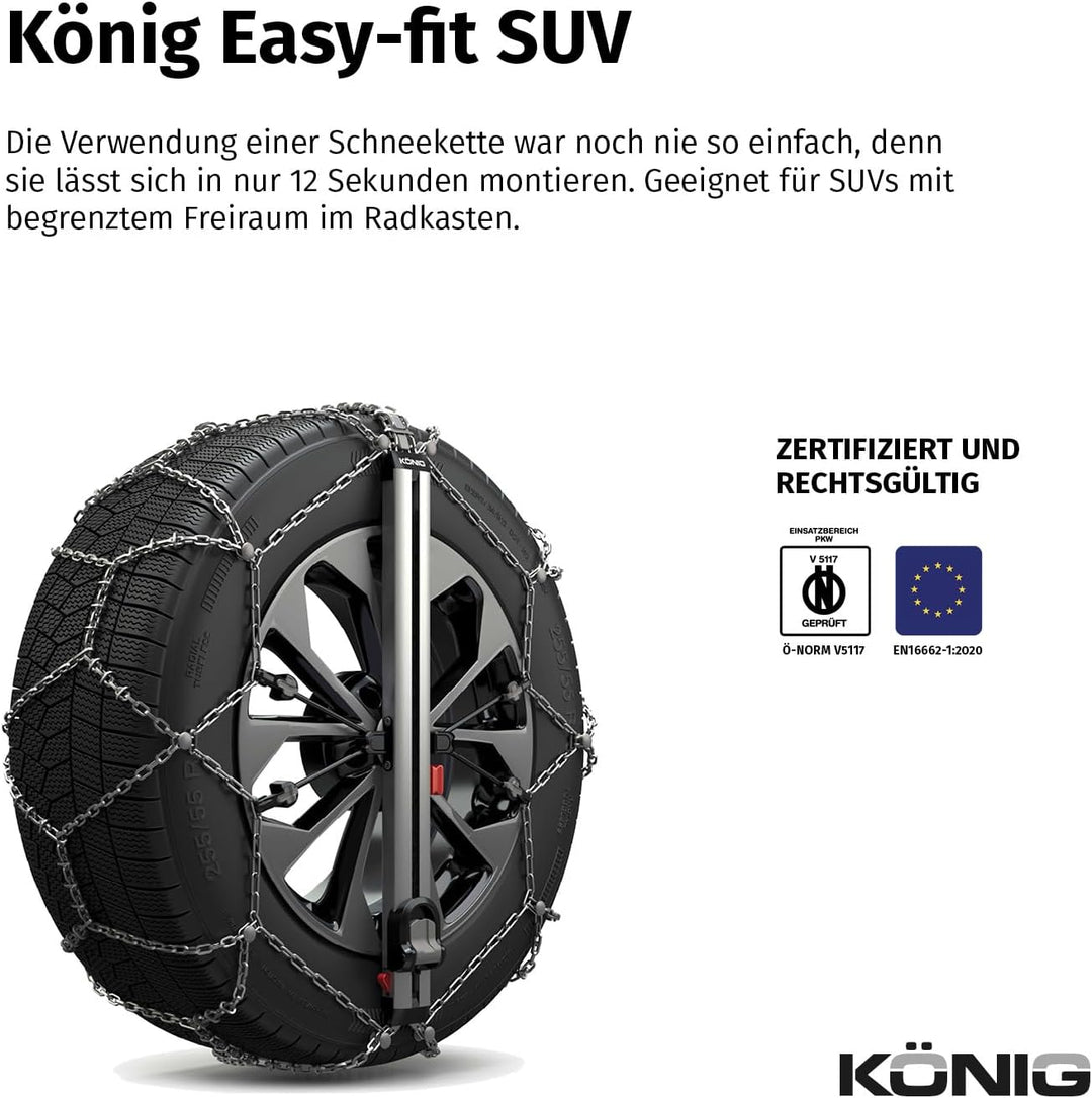 KÖNIG Easy-FIT SUV 265 - Schneeketten, SUV 265