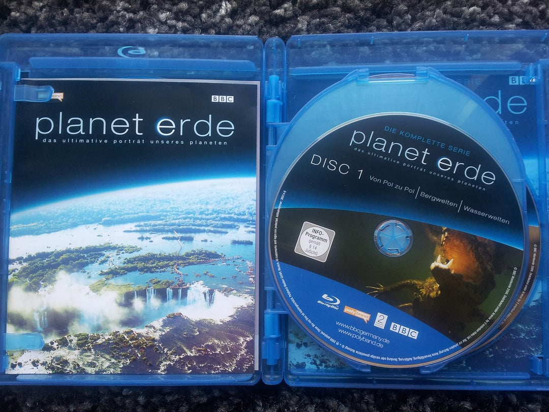 Planet Erde - Die komplette Serie (5 Discs, Softbox) [Blu-ray], Blu-ray