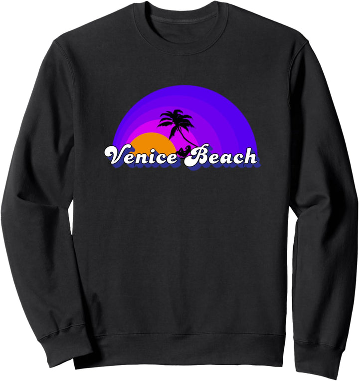 Venice Beach California Souvenir Sunset Sweatshirt