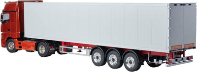 Carson 500907792 1:14 3-Achs Kofferauflieger Ver.III weiss - RC-Truck, Ersatzteile, Tuningteile, Zub