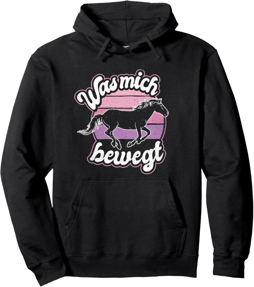 Was Mich Bewegt Reiterin Pferd Spruch Reiten Pferde Pullover Hoodie