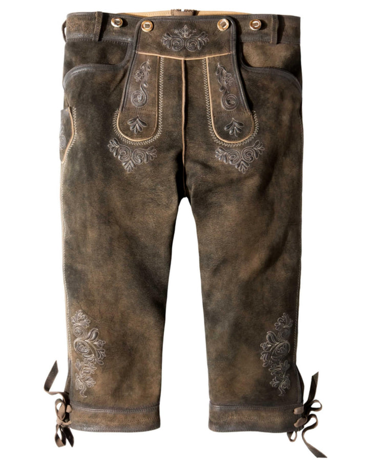 Stockerpoint Herren Trachtenlederhose Justin4 44 Bison Gespeckt, 44 Bison Gespeckt
