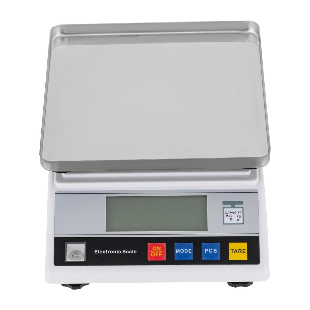 Elektronische Laborwaage Digitalwaage 6kg/0,1g | Edelstahl Küchenwaage, LCD Zähl- und Tarafunktion Z