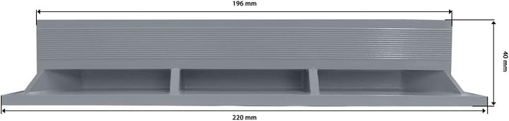 Marley Schachtdeckel mit Rahmen 20x20cm für Einlaufschacht Schachtabdeckung Kanaldeckel PVC